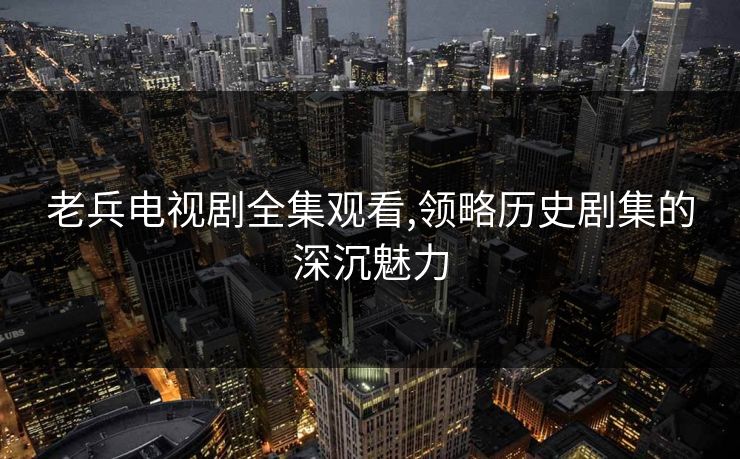 老兵电视剧全集观看,领略历史剧集的深沉魅力
